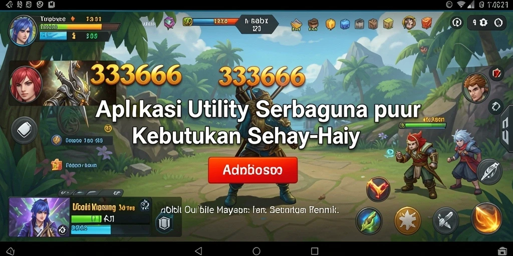 Screenshot menunjukkan antarmuka pengguna 333666 yang intuitif dan fitur-fitur utama.