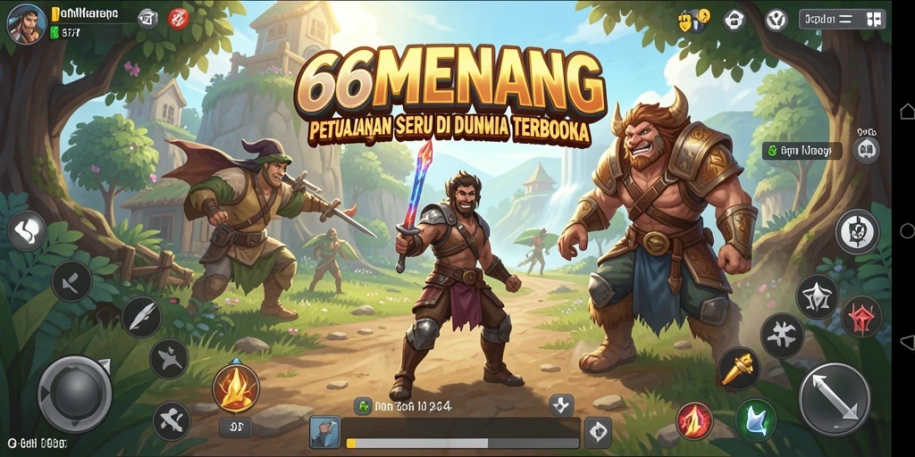 Screenshot gameplay Open World 66MENANG yang menarik dan interaktif.