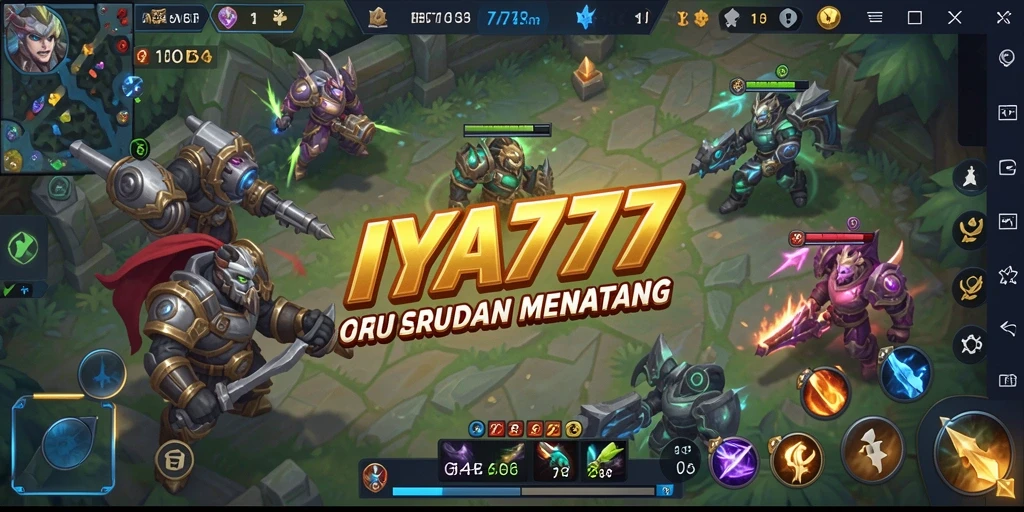 Tangkapan layar dari aksi pertempuran epik di IYA777.