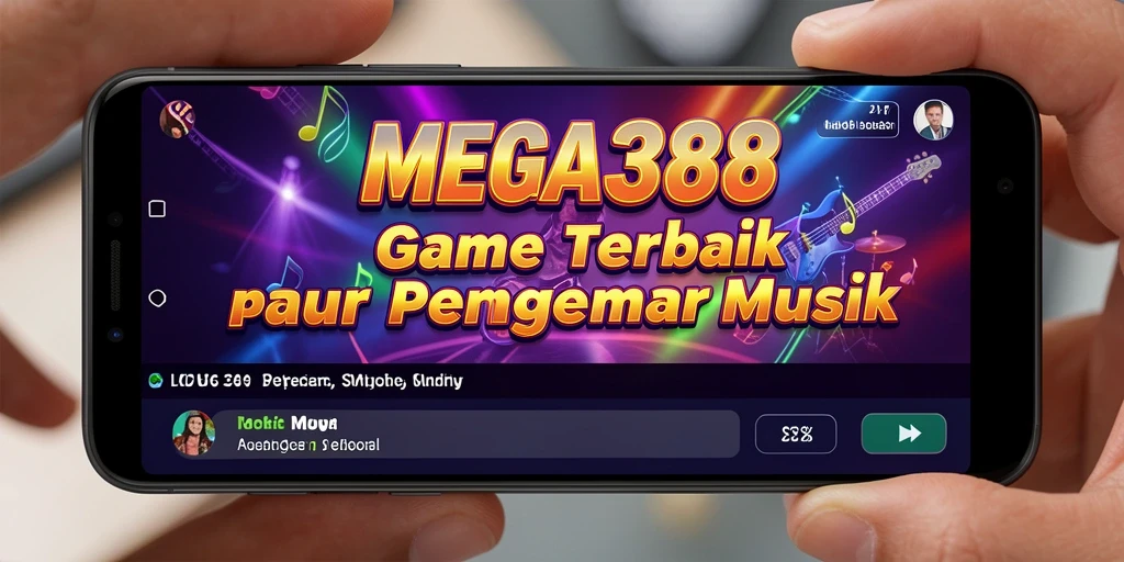 Screenshot gameplay MEGA388 menampilkan tantangan musik yang menyenangkan dan interaktif.