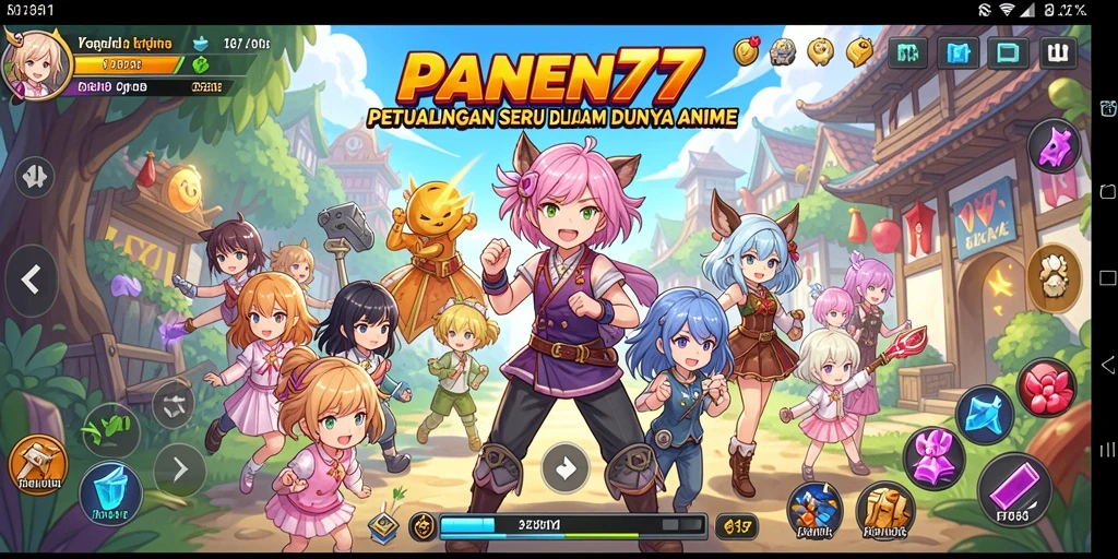 Tangkapan layar dari gameplay menyenangkan di PANEN77.
