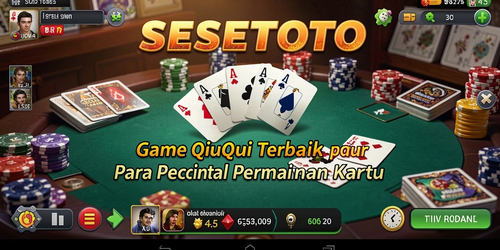 Tampilan gameplay QiuQiu yang menarik dan seru di SESETOTO.