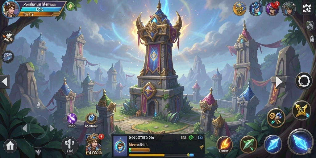 Gambaran aksi seru dalam permainan Tower Defense SOLOTOTO.