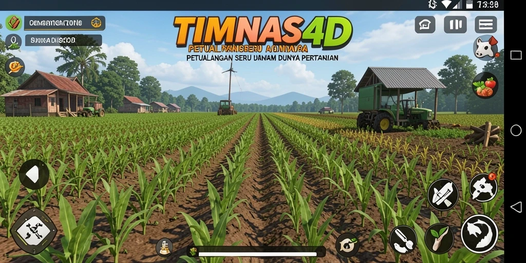 Gameplay menarik dalam TIMNAS4D dengan pertanian yang seru.