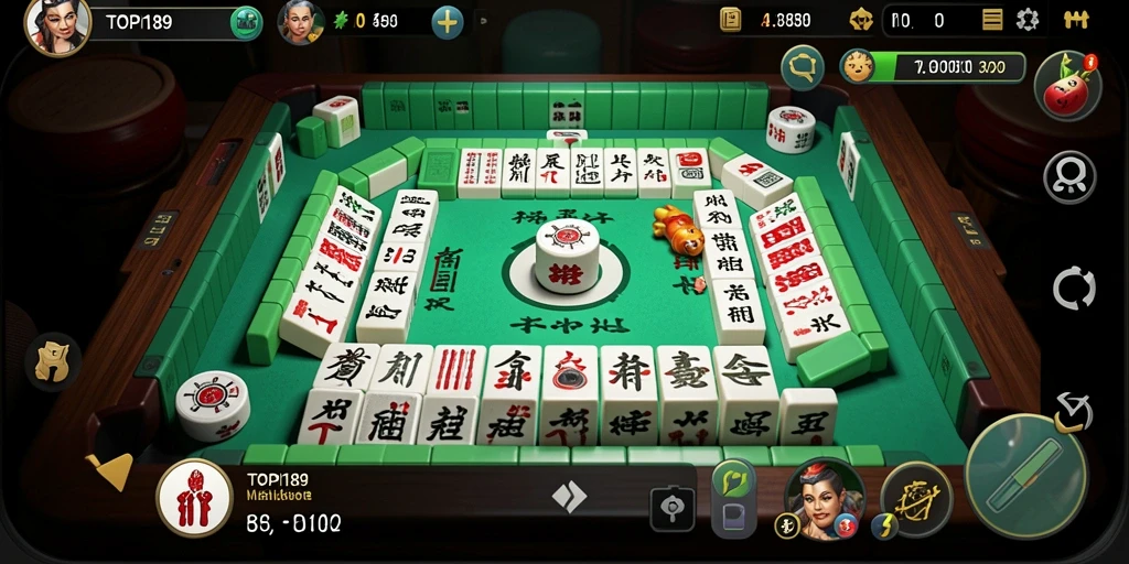 Screenshot gameplay <strong>TOPI189</strong> menampilkan papan Mahjong yang menakjubkan.