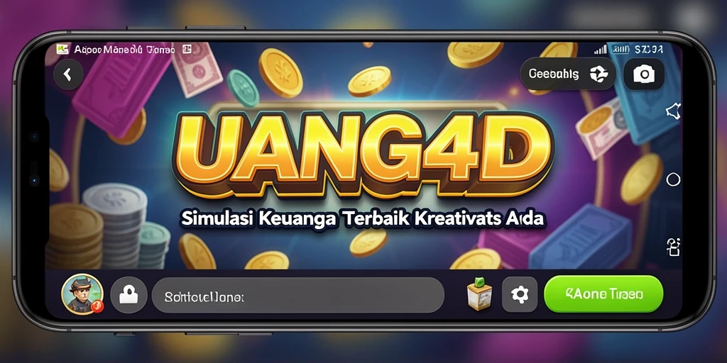 Tampilan gameplay UANG4D yang menarik dengan elemen simulasi keuangan.